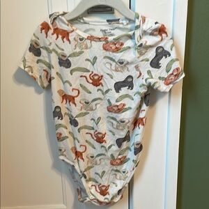 Angel Dear Kids Animal Print One Piece - Multicolor